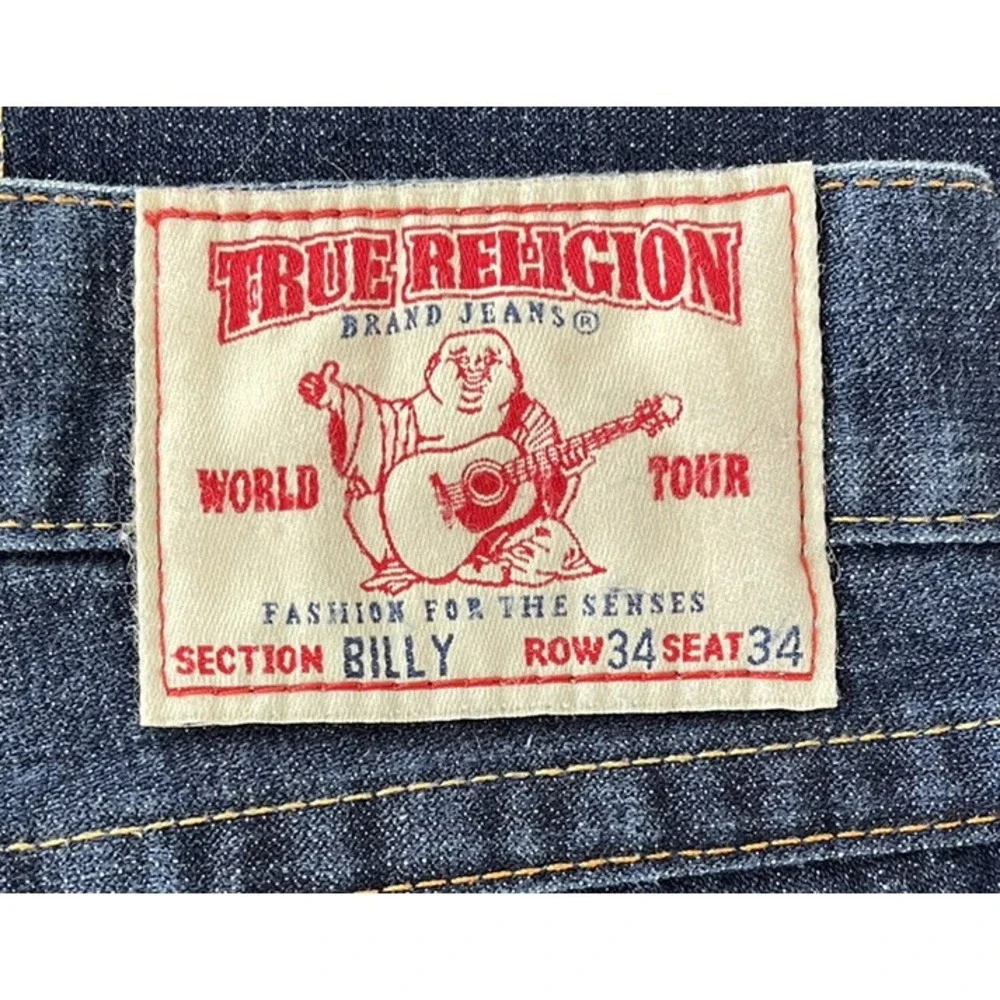 True Religion Originals Billy Flap Jeans Relaxed  Men's 34x34